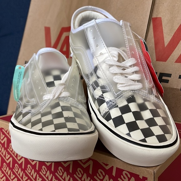 Vans Comfycush Slip-Skating Checkerboard Black/White WMNS - Picture 8 of 16